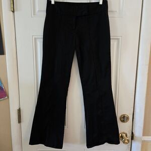 ILU Womens Size 9 Vintage Y2K Black Flare Leg Dress Pants I.L.U. The Clothing Co